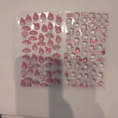 ボンボンドロップシール　マイメロディ　ハローキティ