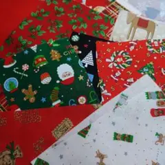小さすぎるハギレ クリスマス柄