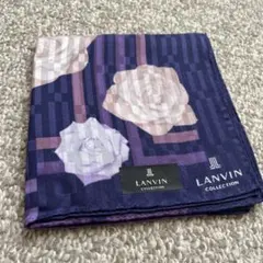 【新品タグ付】LANVIN ランバン　ハンカチ 花柄のサムネイル