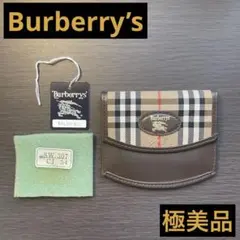 Burberry's 90s ノバチェックコインケース　極美品　早い者勝ち