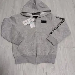 CALVIN KLEIN JEANS グレー フード付きジャケット サイズ120