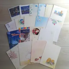 ポストカード 19枚セット 四季　春夏秋冬　口と足で描く芸術家協会