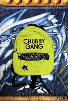 CHUBBY GANG リュック ネオングリーン 星柄 y2k