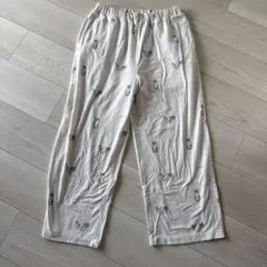 ジェラートピケ　キャット柄　ロングパンツ　猫のサムネイル