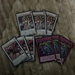 遊戯王 赤き竜　スカーレットノヴァドラゴン　新規デッキパーツ　各３枚