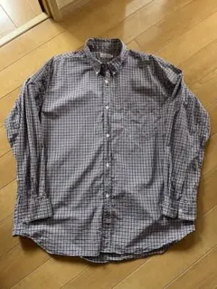 Sans limite チェック柄　コットン　ボタンダウンシャツ　ボックスのサムネイル