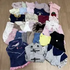 ⭐︎子供服女の子まとめ売り28点⭐︎主に90cm、メゾピアノ、アンパンマン含む