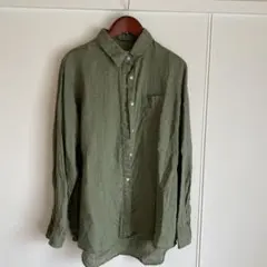BACK NUMBER 長袖シャツ Lサイズ オリーブ