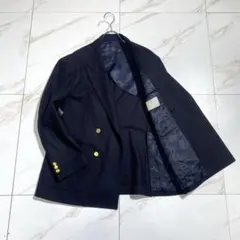 ダブルブレスト 紺 大きいサイズ