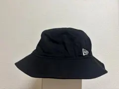 ニューエラ バケットハット ブラック M/L バケハ フラッグロゴ 送料込み