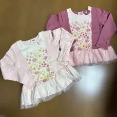 souris 長袖トップス120cm 2枚組