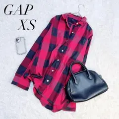 ギャップ/ネルシャツ/長袖/チェック柄/コットン/シャツ/オーバーシャツ