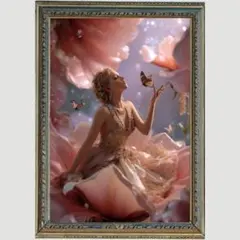 P2358 妖精　光の翼　【スピチュアルアート写真】