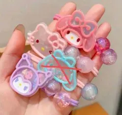 サンリオ　ヘアゴム4個セット