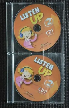 LISTEN UP 2 CD1 CD2 2枚セット 英語教材 e-future