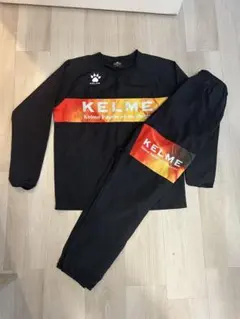 KELME ピステ上下セット ブラック/オレンジ