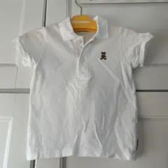 ミキハウス テディベアポロシャツ 90cm