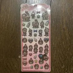 ボンボンドロップシール　うるちゅる　もんちっち　レッド　海外製