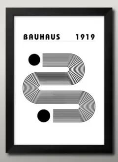 15984■ポスター アート 絵画『バウハウス　BAUHAUS』A3 マット紙