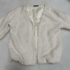 INGNI ホワイト フリースジャケット