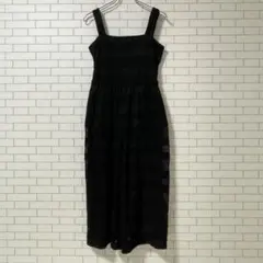 ROPE' PICNIC サロペット 38 ブラック オールインワンのサムネイル