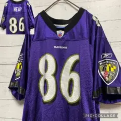 Reebok NFL BALTIMORE RAVENS　ゲームシャツ メンズXL