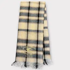 【美品】BURBERRY マフラー　大判　カシミア100% 190×80