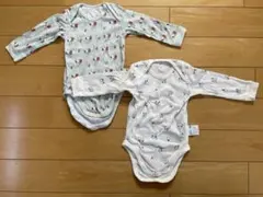 ユニクロ　長袖ロンパース 80cm 2枚セット