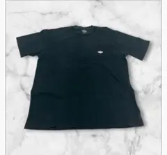 ダントン DANTON ポケットTシャツ 黒 JD-9041 ロゴワッペンのサムネイル
