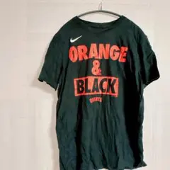 ナイキ Nike オレンジ＆ブラック Tシャツ 【M】