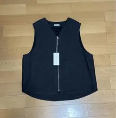 リドム　LIGHT TWEED ZIP VEST