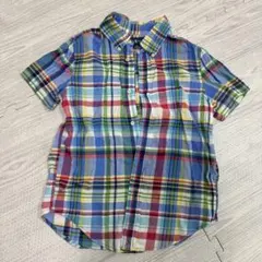 Ralph Lauren 半袖チェックシャツ 6サイズ