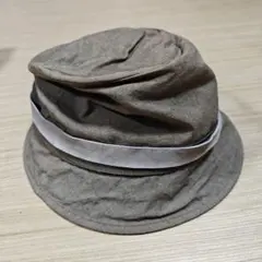 CA4LA ブラウン バケットハット リボン付き