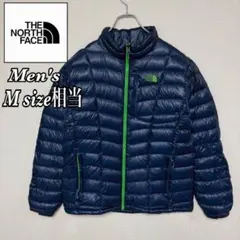 ノースフェイス ダウンジャケット 800FP 海外限定 ネイビー メンズ M相当