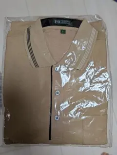 ベージュ ポロシャツ Lサイズ