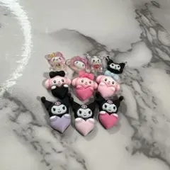 マイメロ　クロミ　ネイルパーツ 8個セット