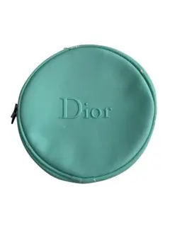 訳あり内装美品　Diorディオール ノベルティ ラウンドポーチ ミントグリーンのサムネイル