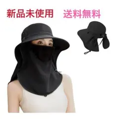 uvカット サンバイザー 帽子 軽量 通気性 丸洗い可 吸汗速乾 ブラック