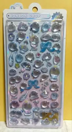 ボンボンドロップ シール 　シマエナガ