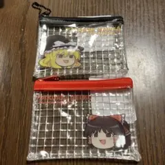 東方Project　ゆっくりミニメッシュポーチ　霊夢　魔理沙　2種類セット