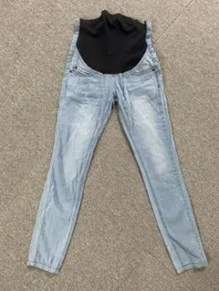 EDWIN マタニティデニム スキニーフィットライトブルー