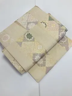 お仕立て上がり名古屋帯 新品未使用品 正絹 西陣織 No.419 - メルカリ