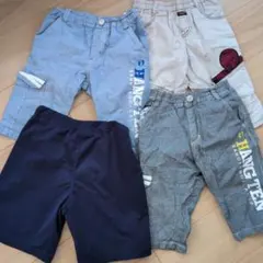 男の子 ハーフパンツ 130 4点セット