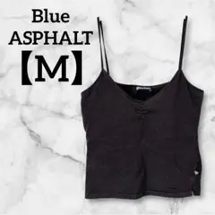 BlueASPHALT ブラック キャミソール シンプル 黒 ブラック 【M】
