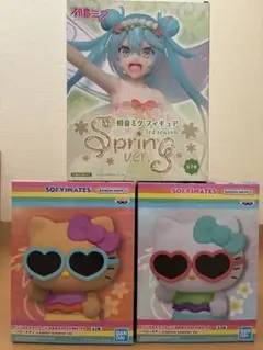 ハローキティ 初音ミク フィギュア 3点セット