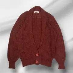 00's vintage カーディガン Vネック レトロ 古着