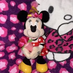ディズニー ミニーマウス ぬいぐるみバッチ キーホルダー 誕生日 2018