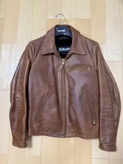 Schott シングルライダース643 ナバホブラウン サイズ38 再値下】Schott シングルライダース643 ナバホブラウン 38