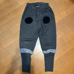 サルエルパンツ グレー
