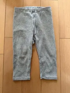 【無印良品】グレー リブボトムス サイズ80 MUJI